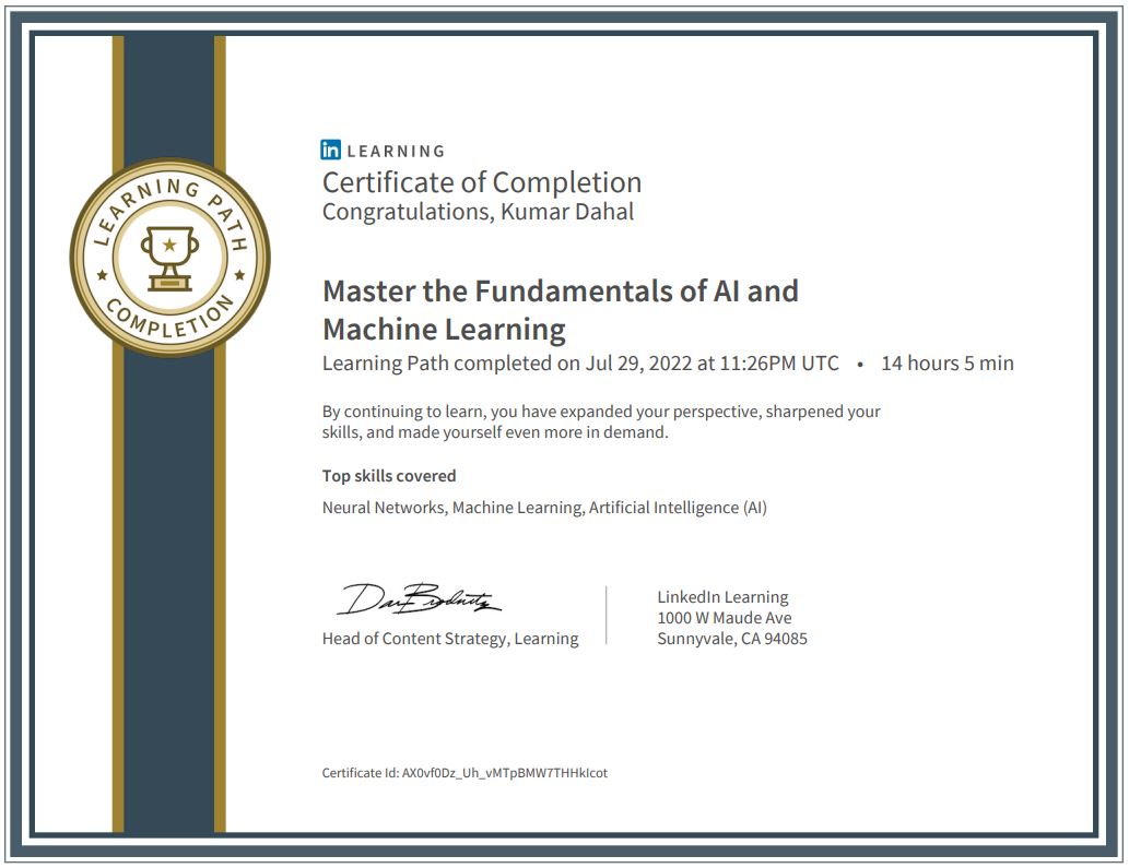 AI Foundations: Machine Learning